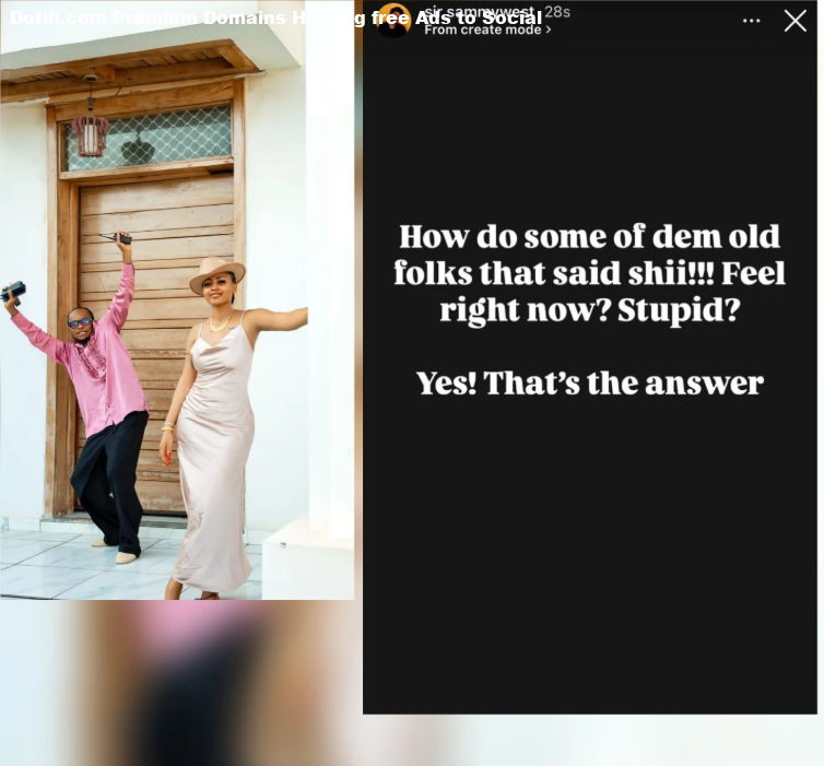 Regina Daniels brother reacts after actress buys new house